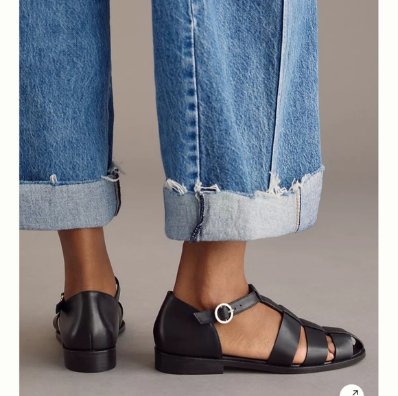 Anthropology Strappy Sandals - Picture 1 of 8